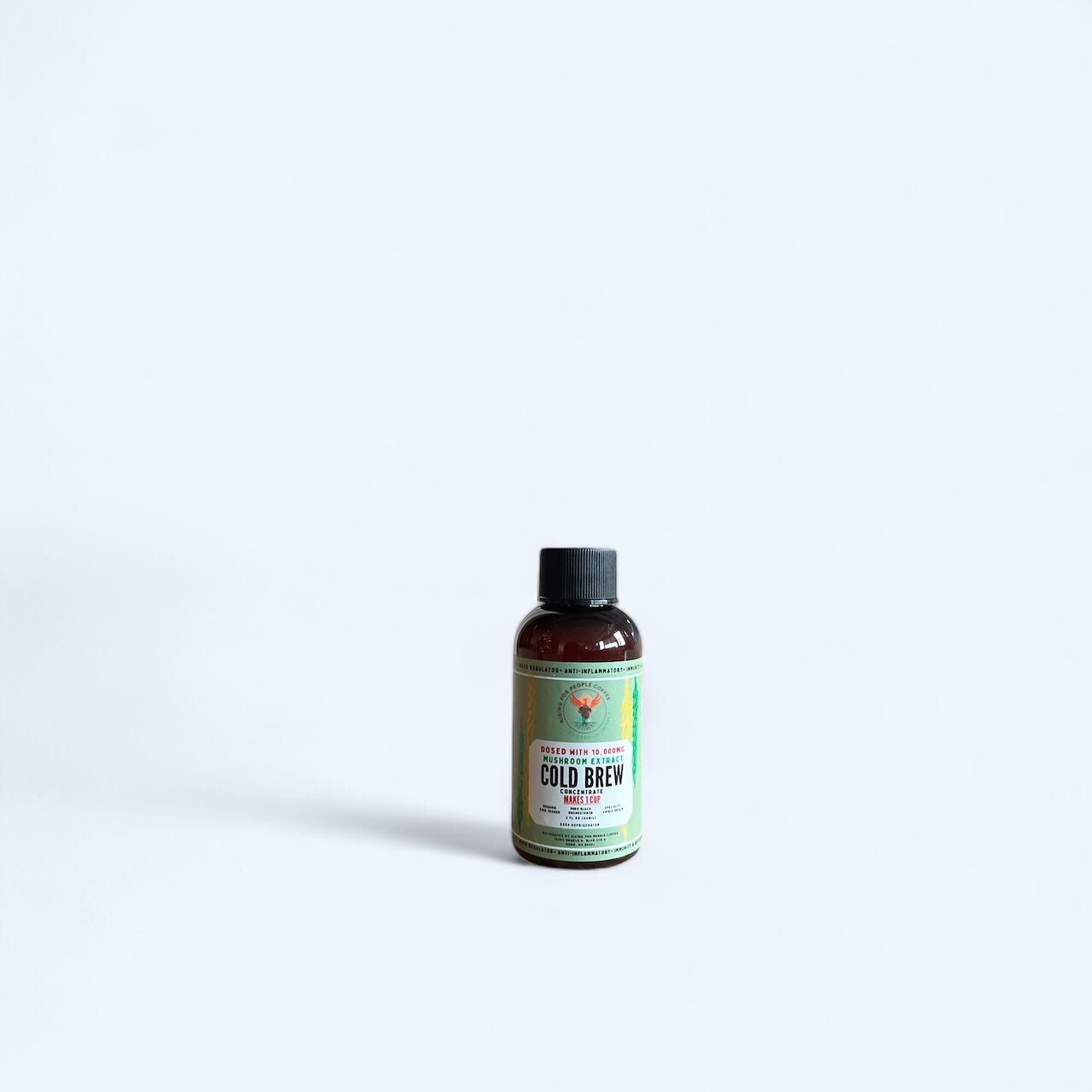 2oz Travel Happy Mushroom Cold Brew Concentrate Coffee - Rising For People Coffee Co.CoffeeRising For People Coffee Co.Rising For People Coffee Co.Rising for People Coffee cold brew bottle— 2oz Travel Happy Mushroom Cold Brew Concentrate, Latte, Cappuccino, Coffee shop, Coffee shop near, Coffee near me, Roasted coffee, Speciality coffee, Green coffee, Black coffee, Espresso machine, French press, Espresso, Takeout coffee near
