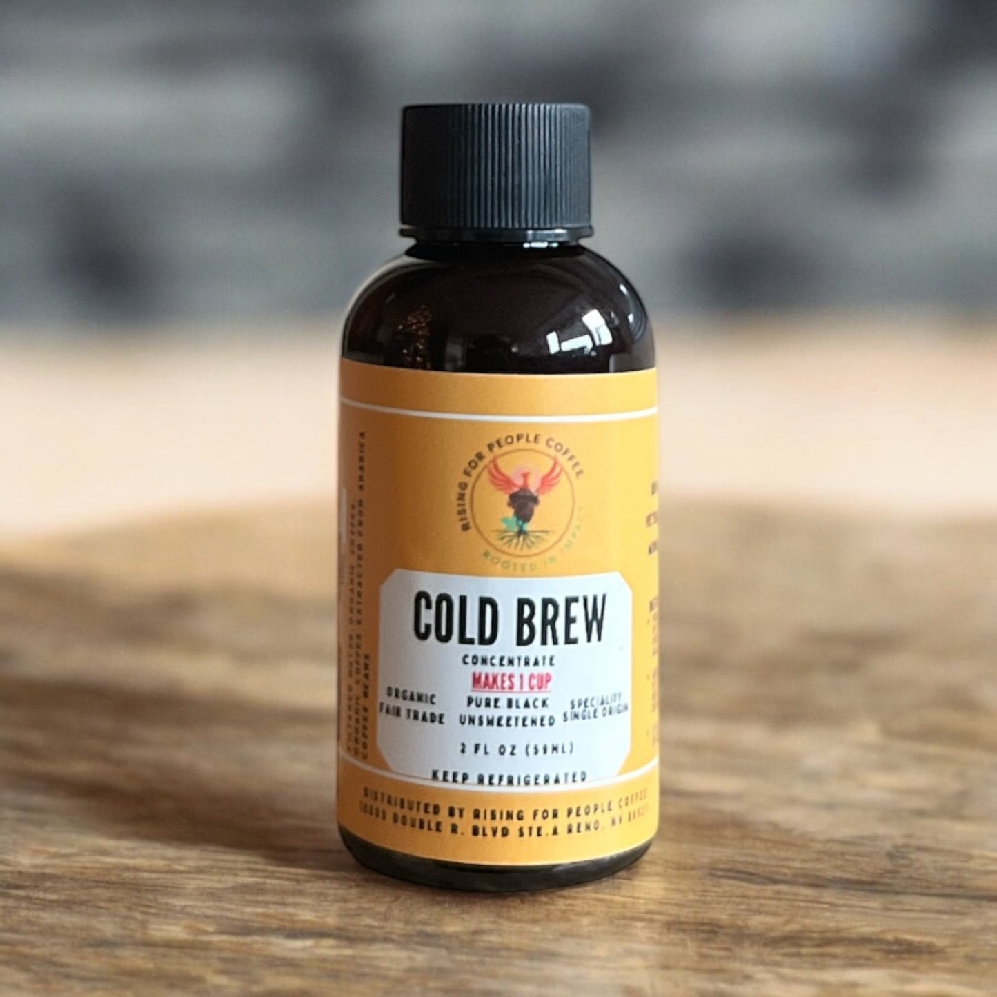 2oz Travel Original Cold Brew Concentrate Coffee - Rising For People Coffee Co.CoffeeRising For People Coffee Co.Rising For People Coffee Co.Rising for People Coffee concentrate bottle— 2oz Travel Original Cold Brew Concentrate, Latte, Cappuccino, Coffee shop, Coffee shop near, Coffee near me, Roasted coffee, Speciality coffee, Green coffee, Black coffee, Espresso machine, French press, Espresso, Takeout coffee near