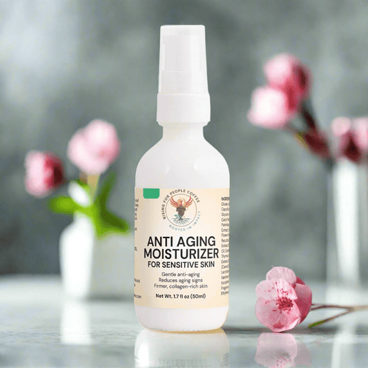 Anti Aging Moisturizer for Sensitive Skin - Rising For People Coffee Co.Personal Care and BeautyRising For People Coffee Co.Rising For People Coffee Co.FMN0ANSERising for people coffee anti aging moisturizer for sensitive skin, Latte, Cappuccino, Coffee shop, Coffee shop near, Coffee near me, Roasted coffee, Speciality coffee, Green coffee, Black coffee, Espresso machine, French press, Espresso, Takeout coffee near