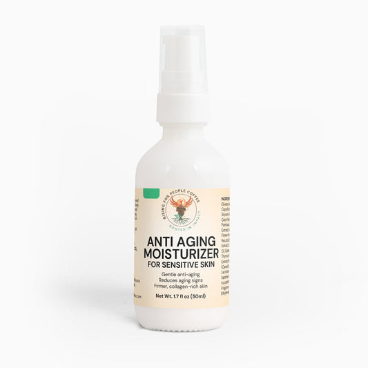 Anti Aging Moisturizer for Sensitive Skin - Rising For People Coffee Co.Personal Care and BeautyRising For People Coffee Co.Rising For People Coffee Co.FMN0ANSERising for people coffee anti aging moisturizer for sensitive skin, Latte, Cappuccino, Coffee shop, Coffee shop near, Coffee near me, Roasted coffee, Speciality coffee, Green coffee, Black coffee, Espresso machine, French press, Espresso, Takeout coffee near