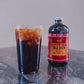 Rising for People Cold Brew bottle- organic specialty Guatemala coffee aged in an uncle nearest whiskey barrel for 30 days, roast light, ultra caffeine perfect organic gourmet coffee for lattes, baking, cooking, culinary use, Reno coffee near me, Latte,
Cappuccino, 
Coffee shop,
Coffee shop near, 
Coffee near me,
Roasted coffee,
Speciality coffee,
Green coffee,
Black coffee,
Espresso machine,
French press,
Espresso,
Takeout coffee near