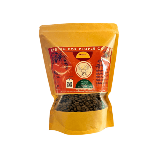 Rwanda Coffee Beans - Rising For People Coffee Co.CoffeeRising For People Coffee Co.Rising For People Coffee Co.Rising for People Coffee bag— Organic Rwanda Single Origin Speciality Roasted Coffee beans , Latte, Cappuccino, Coffee shop, Coffee shop near, Coffee near me, Roasted coffee, Speciality coffee, Green coffee, Black coffee, Espresso machine, French press, Espresso, Takeout coffee near